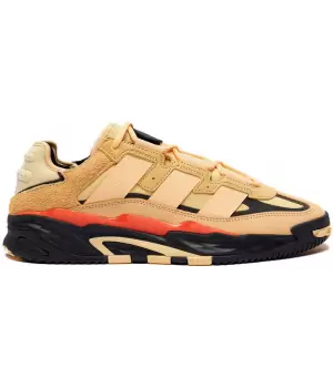 Кроссовки Adidas Niteball Beige Noir желто-оранжевые