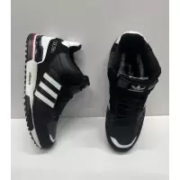 Кроссовки Adidas ZX 750 High Black с мехом