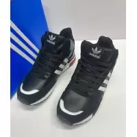 Кроссовки Adidas ZX 750 High Black с мехом