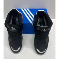 Кроссовки Adidas ZX 750 High Black с мехом