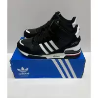 Кроссовки Adidas ZX 750 High Black с мехом