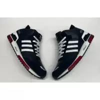 Кроссовки Adidas ZX 750 High Dark Blue с мехом