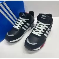 Кроссовки Adidas ZX 750 High Dark Blue с мехом
