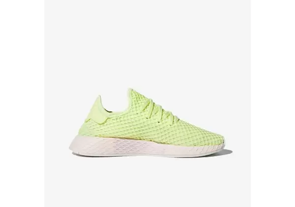 Кроссовки Adidas Deerupt Runner салатовые