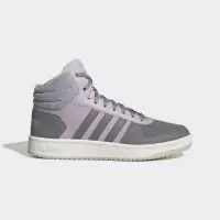 Зимние кроссовки Adidas Originals Hoops 2.0 высокие серые