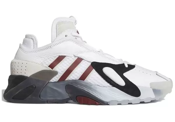 Кроссовки Adidas Streetball белые с черным