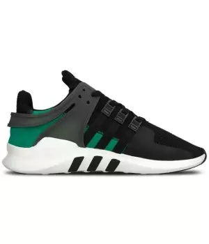 Кроссовки мужские Adidas Originals Equipment черные с зеленым