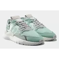 Кроссовки Adidas Nite Jogger зеленые с белым