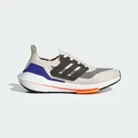 Кроссовки Adidas Ultra Boost бело-серые с синим