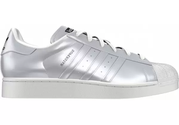 Кроссовки Adidas Superstar серебряные