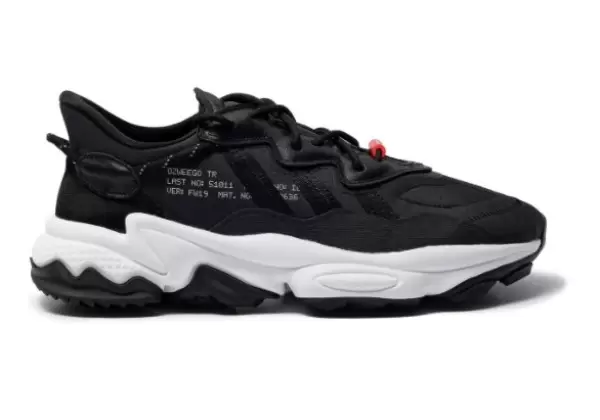 Кроссовки Adidas Ozweego черно-белые