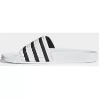 Adidas шлепанцы Adilette белые с черным