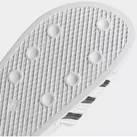 Adidas шлепанцы Adilette белые с черным