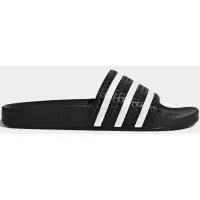 Adidas шлепанцы Adilette черные с белым