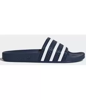 Adidas шлепанцы Adilette синие с белым